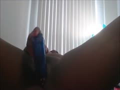 Making use of the blue toy I want to properly polish my luscious, ravenous fur pie.